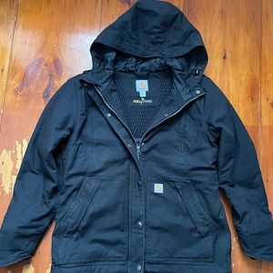 Women’s Carhartt Full Swing Black Insulated Duck Jacket